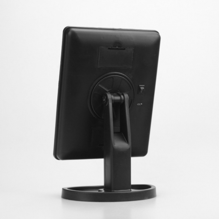 Oglinda make-up, led, cu touch, rotativa 360° [3]