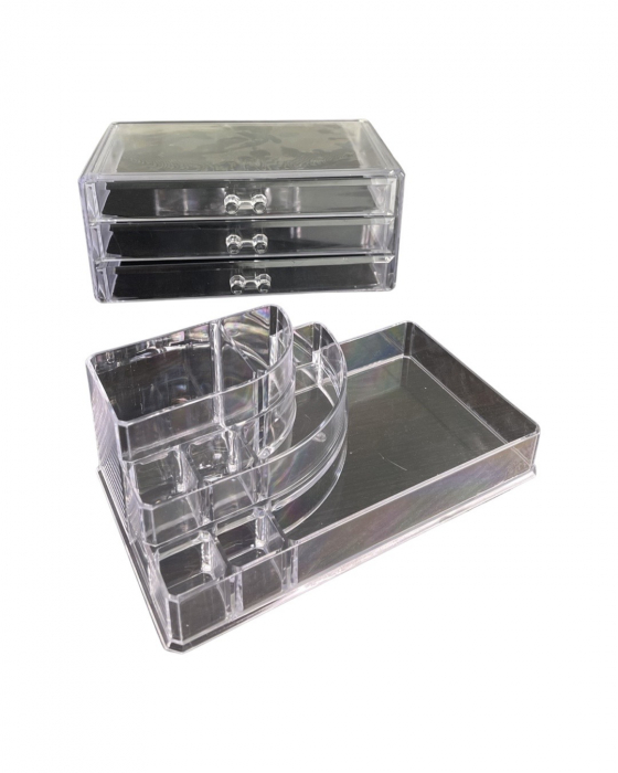 Organizator cosmetice cu 11 spatii pentru depozitare [3]