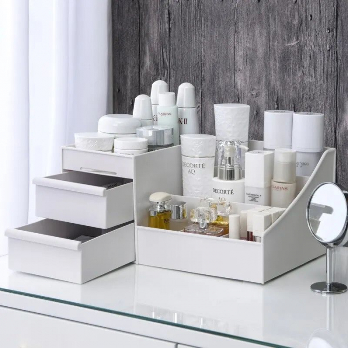 Organizator cosmetice, cu 6 spatii depozitare, 26x16x12 cm [2]