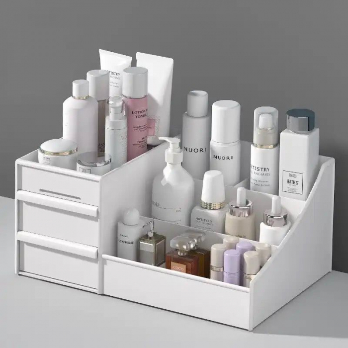 Organizator cosmetice, cu 6 spatii depozitare, 26x16x12 cm [9]