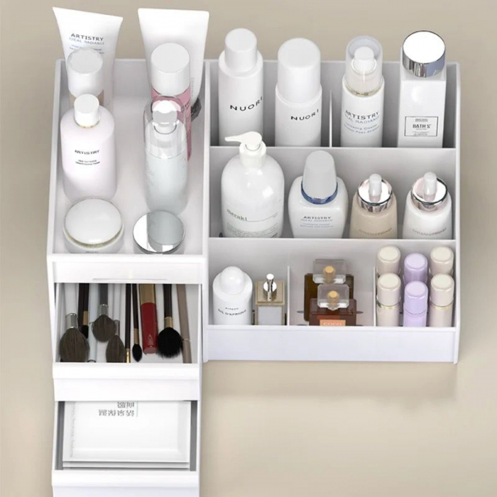 Organizator cosmetice, cu 6 spatii depozitare, 28.5x17.5x12.5 cm [8]