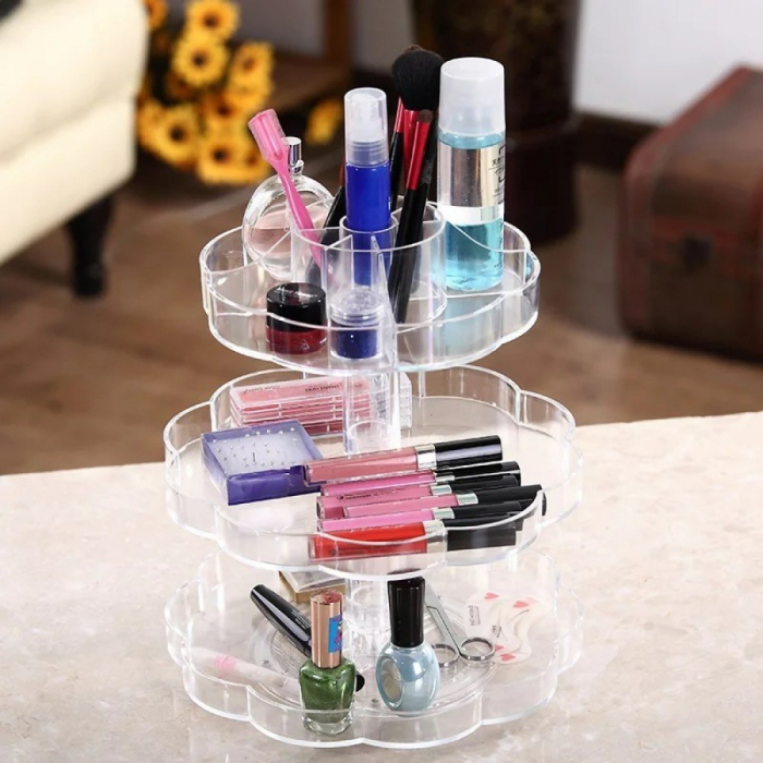Organizator cosmetice, rotativ, 360° [2]