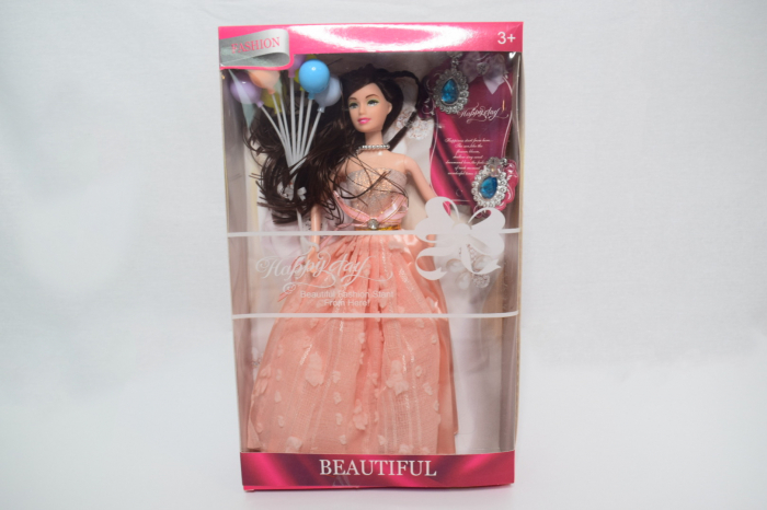 Papusa Beautiful cu baloane si set cercei cu pietricele [2]