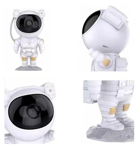 Proiector astronaut cu joc de lumini stele si galaxii, alb, Astronaut Starry Sky Projector [6]