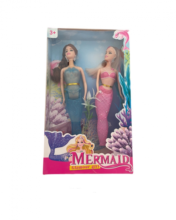 Set 2 papusi sirene Glamour Girl Mermaid [3]
