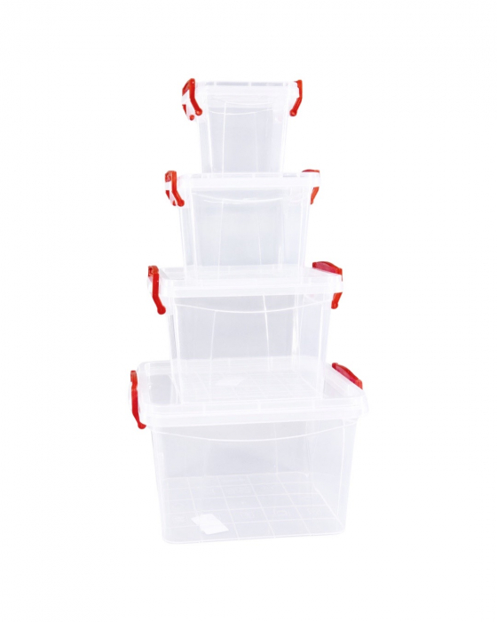 Set 4 cutii alimente, plastic [6]