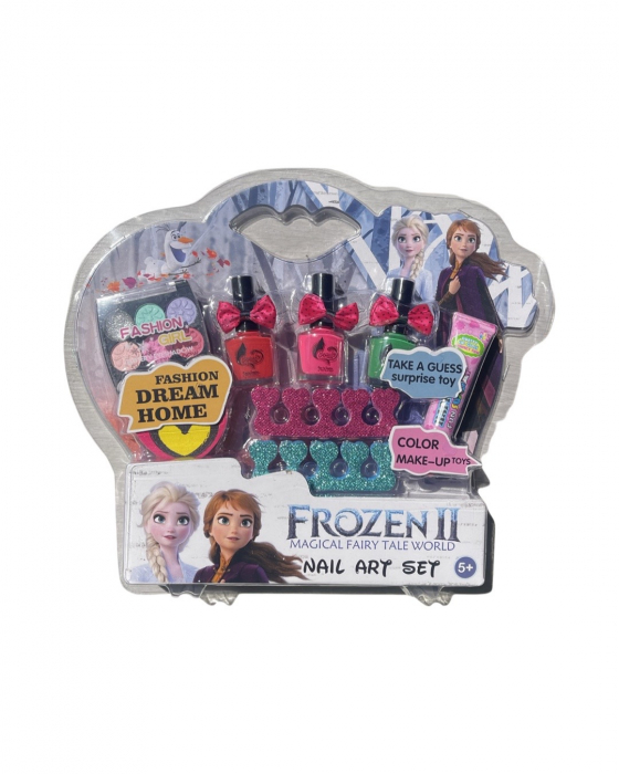 Set cosmetica fetite, Frozen, accesorii machiaj si unghii [2]