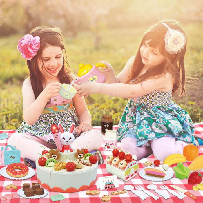 Set de jucarie tort aniversar cu lumini si accesorii [2]