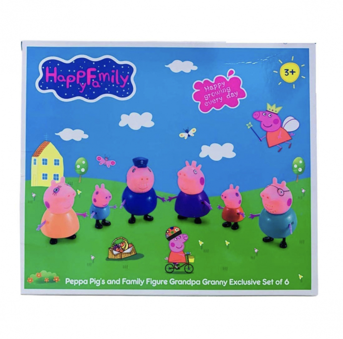 Set figurine Peppa Pig, Happy Family [5]