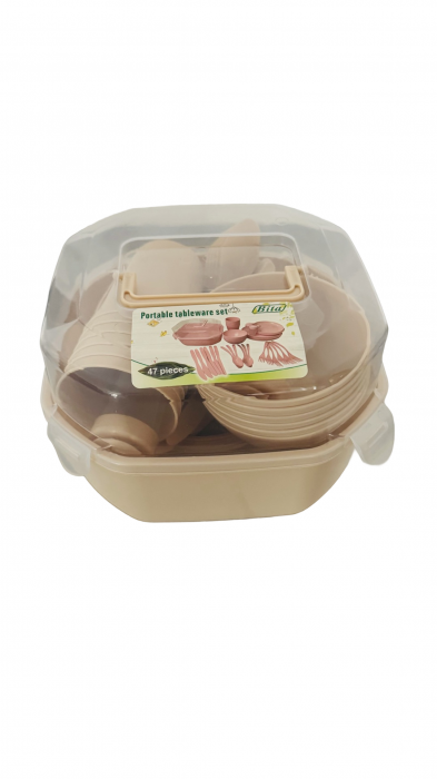 Set pentru picnic, 47 piese, plastic [5]