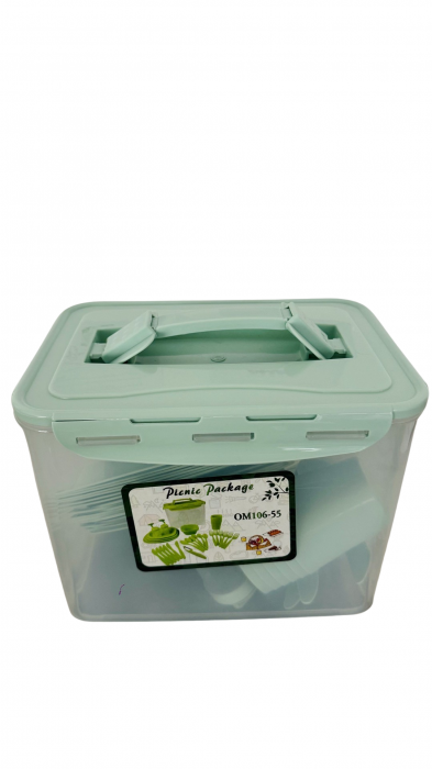 Set pentru picnic, 55 piese, plastic [9]