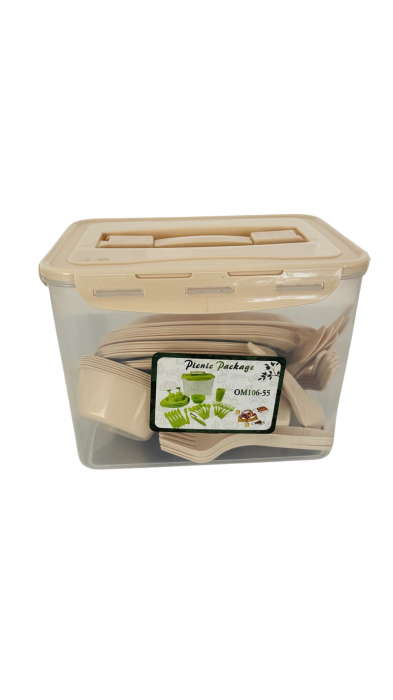 Set pentru picnic, 55 piese, plastic [4]