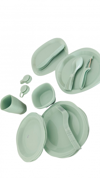 Set pentru picnic, 55 piese, plastic [10]