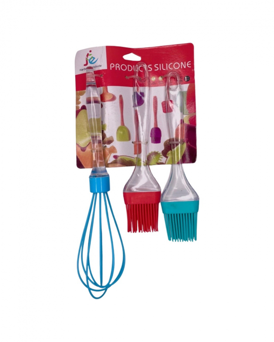 Set ustensile bucatarie, silicon, mix [2]