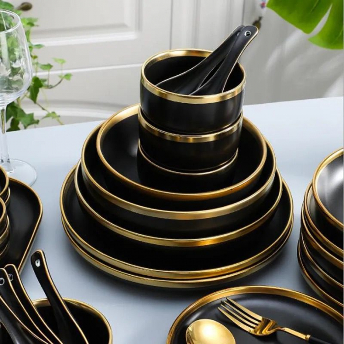 Set vesela bucatarie, ceramica, model elegant, 26 piese [7]