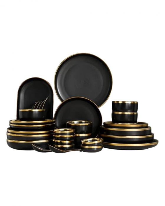 Set vesela bucatarie, ceramica, model elegant, 26 piese [12]
