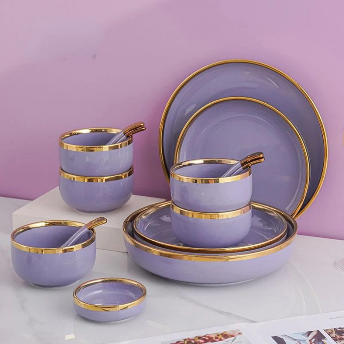 Set vesela bucatarie, ceramica, model elegant, 26 piese [9]