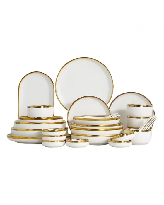 Set vesela bucatarie, ceramica, model elegant, 26 piese [14]