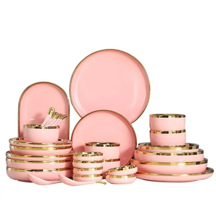 Set vesela bucatarie, ceramica, model elegant, 26 piese [15]