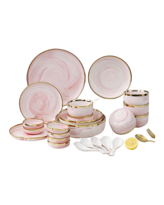 Set vesela bucatarie, ceramica, model elegant, 26 piese [17]