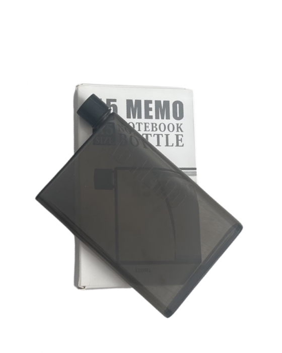 Sticla apa, forma plata tip A5, pentru a se potrivi in geanta, 420ml [8]