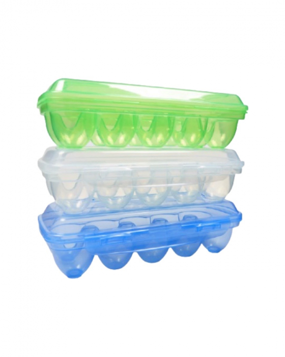 Suport 10 oua, din plastic, verde [2]