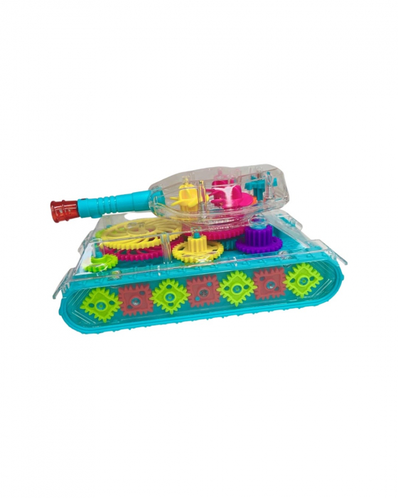 Tanc interactiv, carcasa transparenta, cu lumini [2]