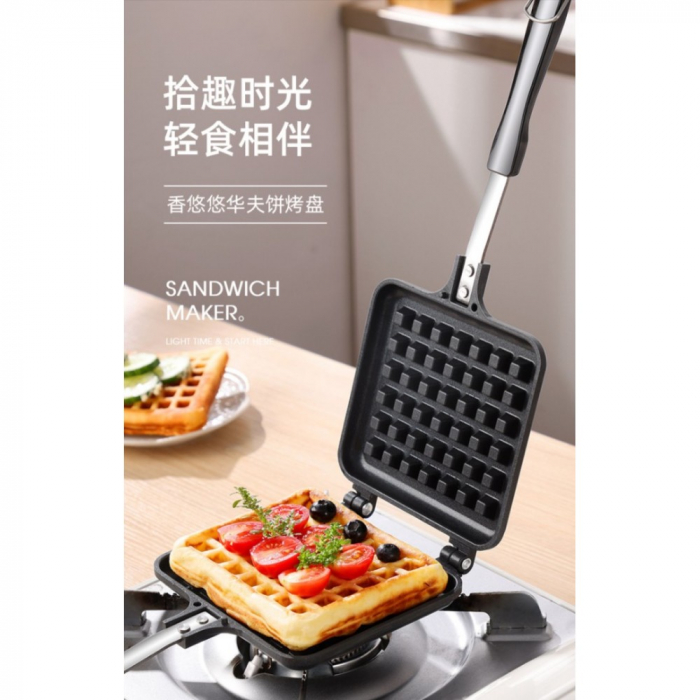 Tigaie vafe sau gofre, 1 vafa, 35 cm [4]