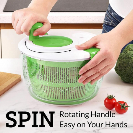 Bol multifunctional pentru spalarea si uscarea legumelor, Salad Spinner [5]