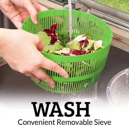 Bol multifunctional pentru spalarea si uscarea legumelor, Salad Spinner [4]