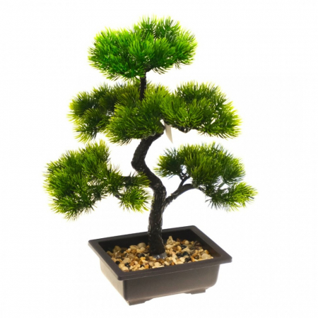 Bonsai decorativ artificial, in ghiveci, 40 cm [4]