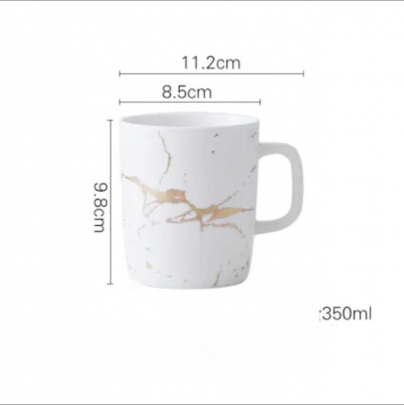 Cana ceramica, model marmura, 350ml [1]