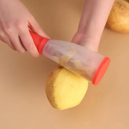 Curatator fructe si legume, cu recipient de colectare resturi, plastic [8]