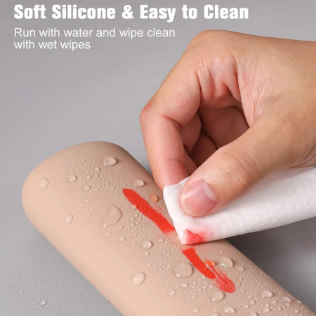 Husa din silicon tip portfard, pentru pensule machiaj, ideala pentru calatorii, inchidere magnetica [9]