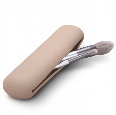 Husa din silicon tip portfard, pentru pensule machiaj, ideala pentru calatorii, inchidere magnetica [16]