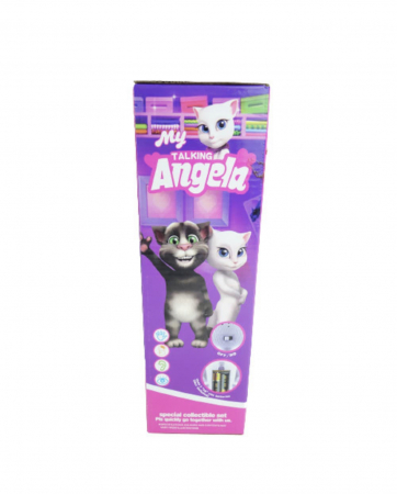 Jucarie Talking Angela, pisica vorbitoare, cu sunete la atingere, 30 cm [3]