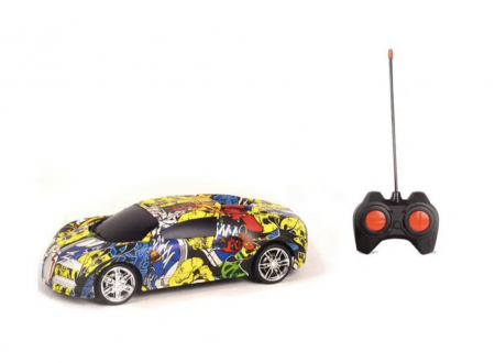 Masina Graffiti Car cu telecomanda, multicolor [1]