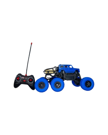Masina Off-Road cu telecomanda, 6x6, albastru/rosu [2]