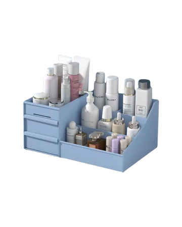 Decor - Organizator cosmetice, cu 6 spatii depozitare, 28.5x17.5x12.5 cm
