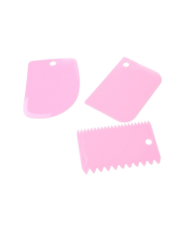 Bucatarie - Set 3 spatule pentru ornare torturi si prajituri