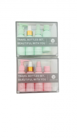 Organizatoare cosmetice - Set 5 recipiente pentru calatorie