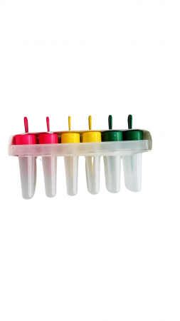 Produse - Set 6 forme inghetata, cu bat si suport plastic
