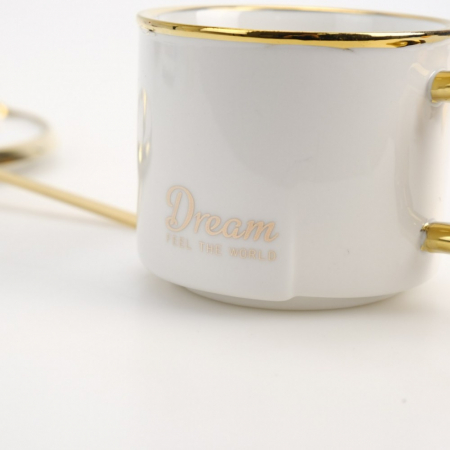 Set cana, farfurie si lingurita, ceramica [1]