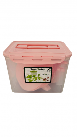 Decor - Set pentru picnic, 55 piese, plastic