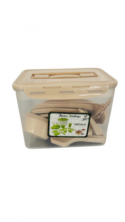 Set pentru picnic, 55 piese, plastic [3]