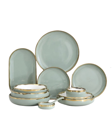 Set vesela bucatarie, ceramica, model elegant, 26 piese [13]