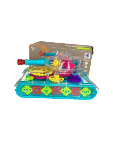 Christmas Sale - Tanc interactiv, carcasa transparenta, cu lumini