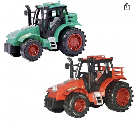 Tractor Ranch World, verde/rosu, 45 cm [0]