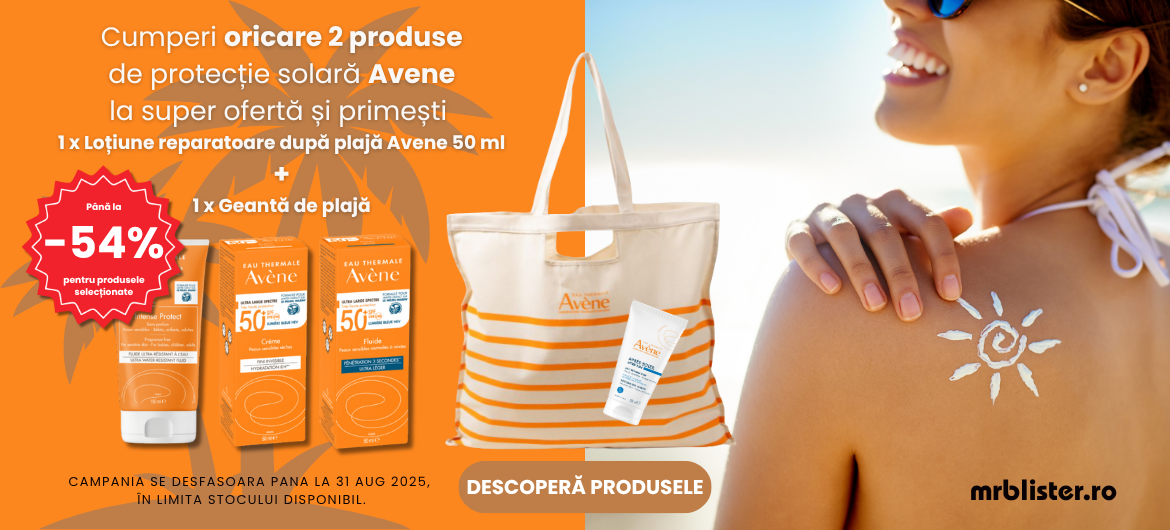 Campanie Avene SPF Iun-Aug 2025