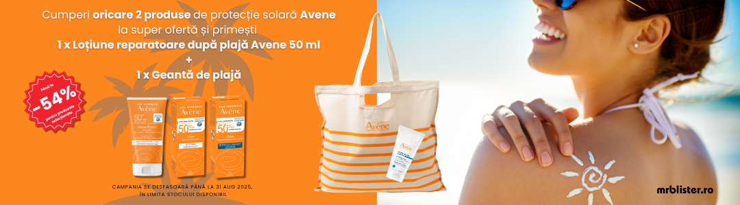 Campanie Avene SPF Iun-Aug 2025